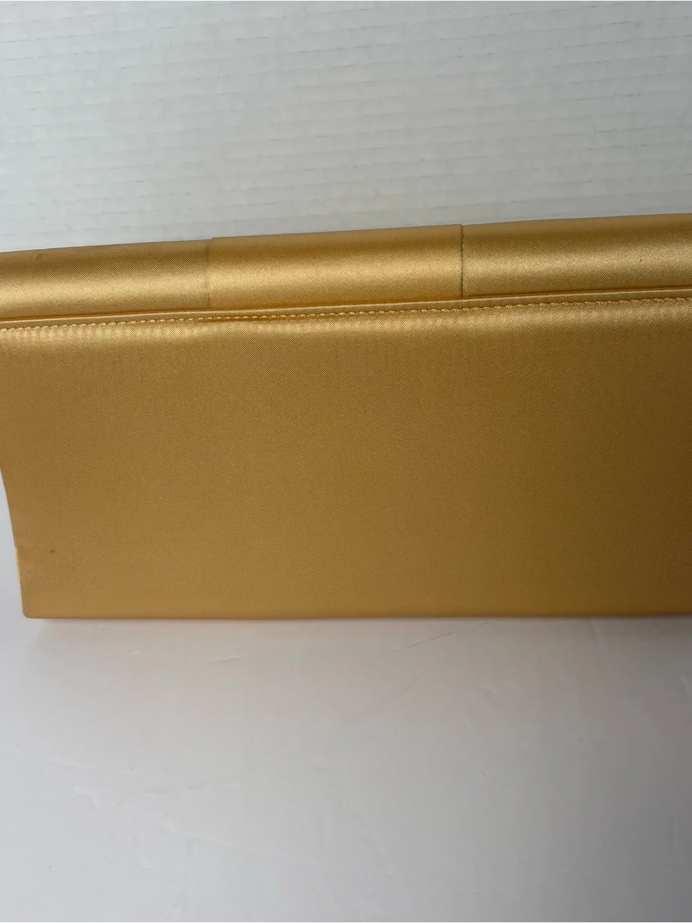 NWT- Valerie Stevens gold satin convertible evening clutch